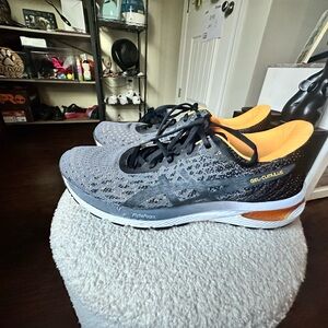 ASICS Gel-Cumulus Athletic Shoes - Gray and Orange